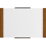 Türschild Studio Line LMH 39, Klebemontage, Eiche, Aluminium, 105 x 160mm