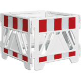 Schachtschutzgitter Blitz, Folie Typ 1, erweiterbar, Kunststoff, 1340 x 1050 x 1340mm