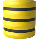 boplan® Kolom Protector KP 600, gelb, Ausschnitt Säulenmaß 600 x 600mm, Ø1035mm