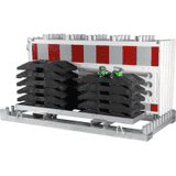 K.57 Vorteils- Set Baustellensicherung, Traverse Baust.sich.RA2, Fußplatte, Gurte