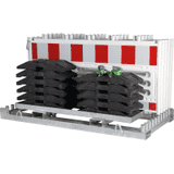 K.57 Vorteils- Set Baustellensicherung, Traverse, Baust.sich.RA1, Fußplatte, Gurte