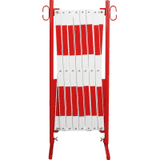 K.57 Scherensperre, schwer, weiß / rote Reflexfolie, ausziehbar bis 4,3 m, 23,2kg