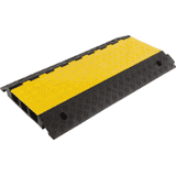 K.57 Kabelbrücke, mit 3 Kabelkanälen, schwarz / gelb, 900 x 500 x 70mm