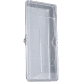 Feuerlöscher- Behälter, für Löscher bis 12kg, grau / transparent, Polystyrol