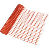 Kunststoffzaun, orange, kürzbar, 50m / Rolle