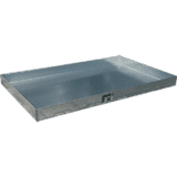 BAUER Kleingebindewanne KGW 3,30l, verzinkt, 1000 x 70 x 600mm, 19kg