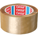 tesa Gefahrgut- Verpackungsband tesapack 4122, transparent, PVC, 50mm, 66m / Rolle, 6 / VE