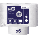 TORK Advanced- Toilettenpapier T1, 2-lagig, geprägt, weich, weiß, 6 / VE