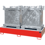 BAUER Stahl- Auffangwanne IBC ohne Abfüllaufsatz