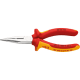 KNIPEX® Flachrundzange mit Schneide, isoliert mit Mehrkomponentenh., 160 x 53 x 17mm