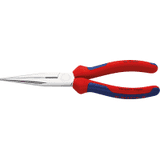 KNIPEX® Flachrundzange mit Schneide, mit Mehrkomponenten- Hüllen, 200 x 54 x 19mm