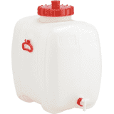 CEMO Getränkefass 100, weiß, HD- PE, Deckel Ø220mm, f.Inhalt 100 l, 630 x 420 x 670mm