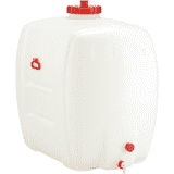 CEMO Getränkefass 500, weiß, HD- PE, Deckel Ø220mm, f.Inhalt 500 l, 1060 x 730 x 1030mm