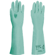 KCL Chemikalien- Schutzhandschuh Tricotril® 737, Kat.III, grün, 400mm, Größe 9