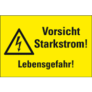 Warnhinweisschilder