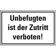 Zutritt / Zufahrt