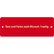 Gravur-Schilder, nach Wunsch, 1-zeilig, zum Aufnieten