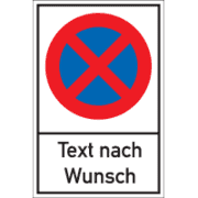 Kombischild VKZ Nr.283 Verbot für Fahrzeuge, TnW, Aluminium, 400 x 600mm