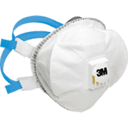 3M™ filtrierende Halb- / Feinstaubmaske 8825+ FFP2R D, Kat.III, m.Ausatemventil, 5 / VE