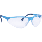 INFIELD Brille TERMINATOR, Kat.II, blau, PC- Scheibe, farblos, HC- Beschichtung, 27g