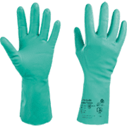 KCL Chemikalien- Schutzhandschuh Camatril® 730, Kat.III, grün, Nitril, 310mm, Größe 9