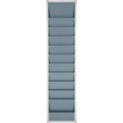 Planungstafel, 1-reihig, 10 Schienen, für DIN A4 Auftragstaschen, grau, 5kg