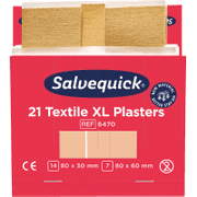 Nachfüll- Pflastersatz für Salvequick® Pflasterspender XL, elastisch, 126 / VE