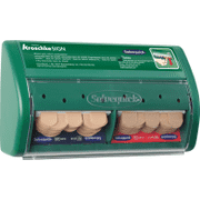 Salvequick® Pflasterspender, gefüllt mit Pflasterstrips, hygienische Entnahme