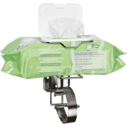 HARTMANN Wandhalter, für Flow- Packs, Kunststoff / Edelstahl