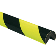 PERMALIGHT® power Eckschutzprofil Typ A, fluores./nachleuchtend- gelb / schwarz, 1m