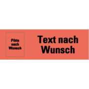 Warn- und Hinweisetiketten, mit Piktogramm und Text nach Wunsch