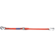Zurrgurt mit Gurtklemme und Profil- Haken, Polyester, Breite 25mm, Länge 5m