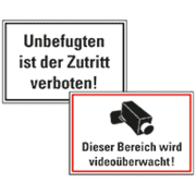 Hinweisschilder