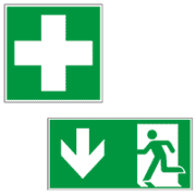 Fluchtwegschilder & Rettungszeichen