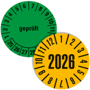 Prüfplaketten