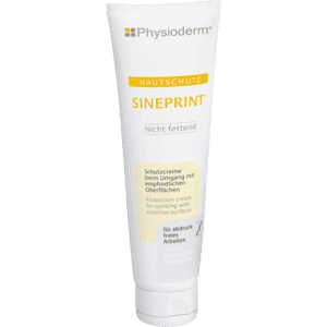 Physioderm Hautschutzcreme sineprint®, fettabdruckfrei, silikonfrei, 100ml / Tube Bild 1
