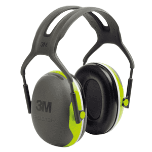 3M™ PELTOR™ Kapselgehörschützer X4A, Kategorie III, mit Kopfbügel, hellgrün, 234g Bild 1