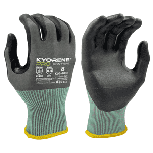 KYORENE® PRO Schnittschutzhandschuhe K02-403R, Kategorie II, grau/schwarz, Größe 11 Bild 1
