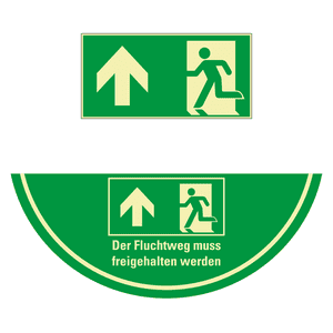 Vorteils-Set PERMALIGHT® power Rettungszeichen & Bodenmark. Rettungs - und Fluchtweg Bild 2