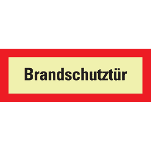 PERMALIGHT® power Feuerwehrschild Brandschutztür.., Folie, selbstklebend, 210x74mm Bild 2
