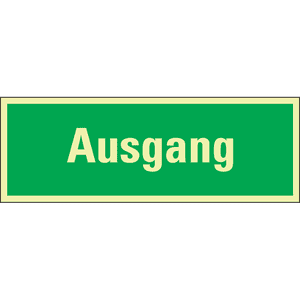 PERMALIGHT® power Rettungszeichen Ausgang, praxisbewährt, Folie, 297 x 105mm Bild 2