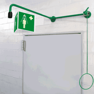 PERMALIGHT® power Nasenschild Notdusche, ASR / ISO, Kunststoff, 200 x 200mm Bild 3