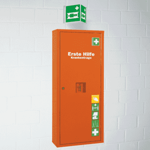PERMALIGHT® power Nasenschild Krankentrage, ASR / ISO, Kunststoff, 200 x 200mm Bild 3