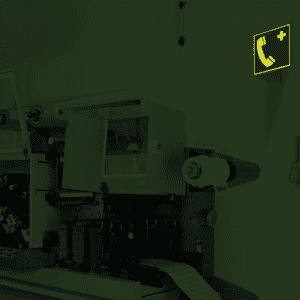 PERMALIGHT® power Nasenschild Notruftelefon, ASR / ISO, Kunststoff, 200 x 200mm Bild 4