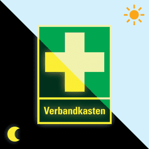 PERMALIGHT® power Rettungs-Kombisch.Verbandkasten, ASR/ISO, Kunststoff, 300x400mm Bild 1