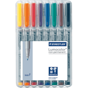 STAEDTLER Lumocolor non permanent 316, 8 Farben in praktischer Kunststoffbox Bild 1