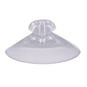 Sauger für Türschildserie Frankfurt, transparent, Ø 40mm Bild 1