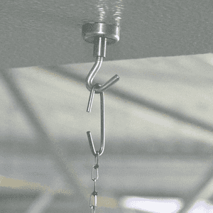 Magnethaken, zur flexiblen Mongtage, Tragkraft bis zu 10kg, Zink, Ø 20mm, 2 / Verpackungseinheit Bild 2