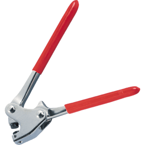 Plombenzange, vernickelt, isolierte Griffschalen, Stempeleinsatz 10mm, 170mm lang Bild 1