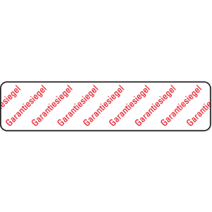 Sicherheitssiegel Garantiesiegel, RoHS-konform, VOID-Folie, 65x15mm, 30 / Bogen Bild 1